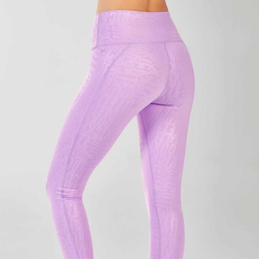 NWT Fabletics High Waisted Printed Powerhold 7/8